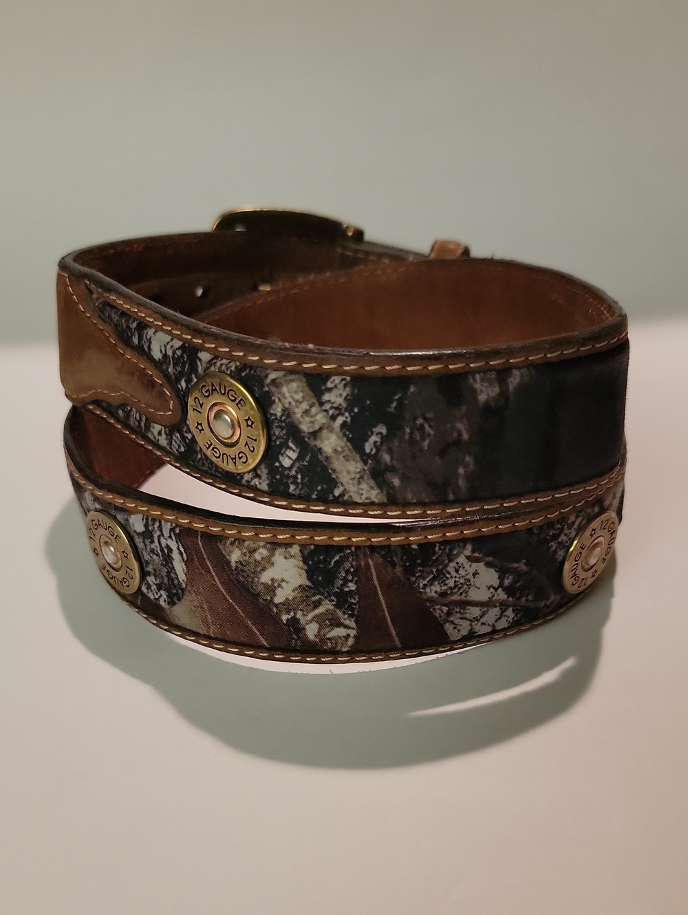 NOCONA MEN'S MOSSY OAK SHOTGUN SHELL OUTDOOR BELT